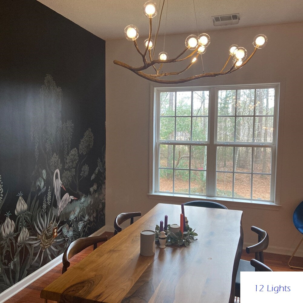 Hedda Rustic Tree Branch Chandelier