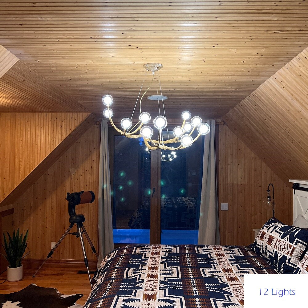 Hedda Rustic Tree Branch Chandelier