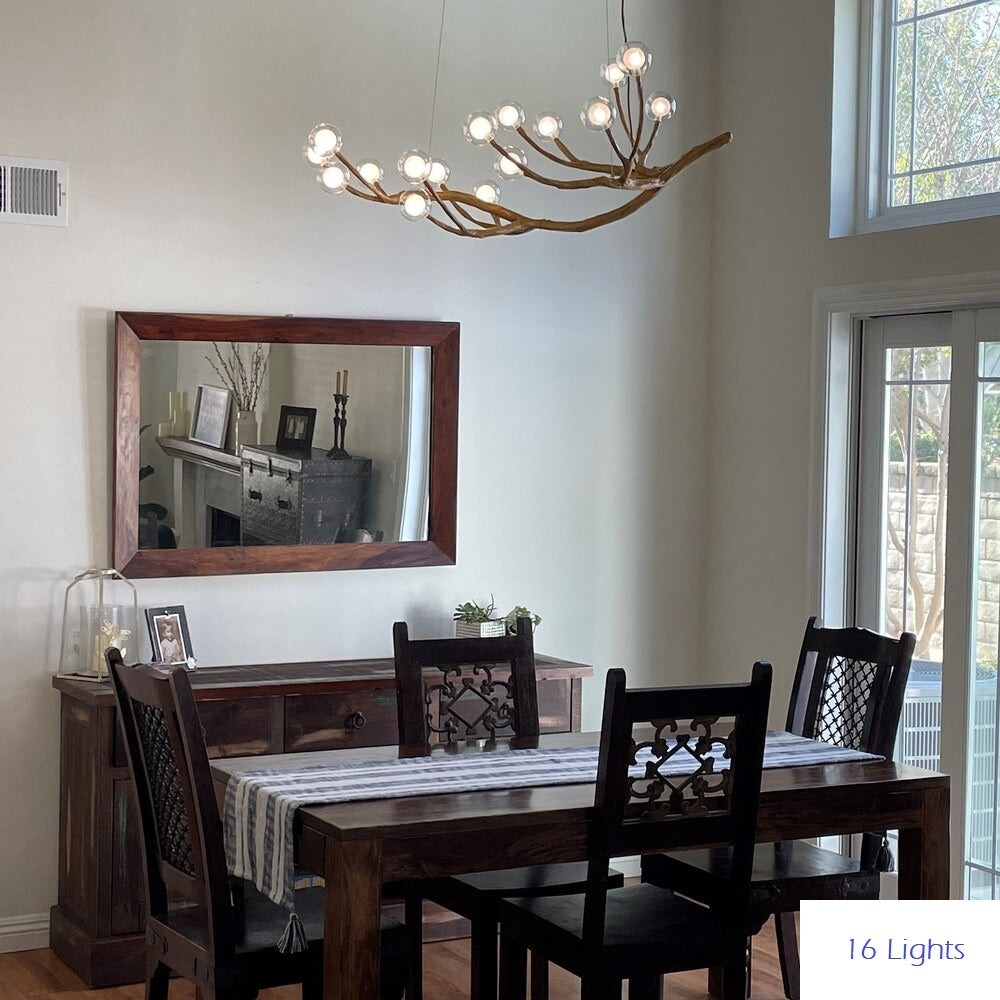 Hedda Rustic Tree Branch Chandelier