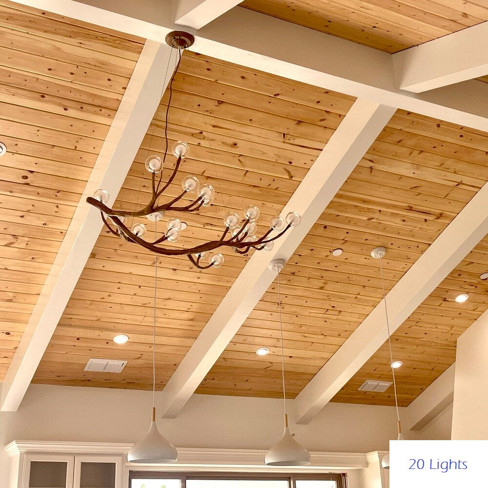 Hedda Rustic Tree Branch Chandelier