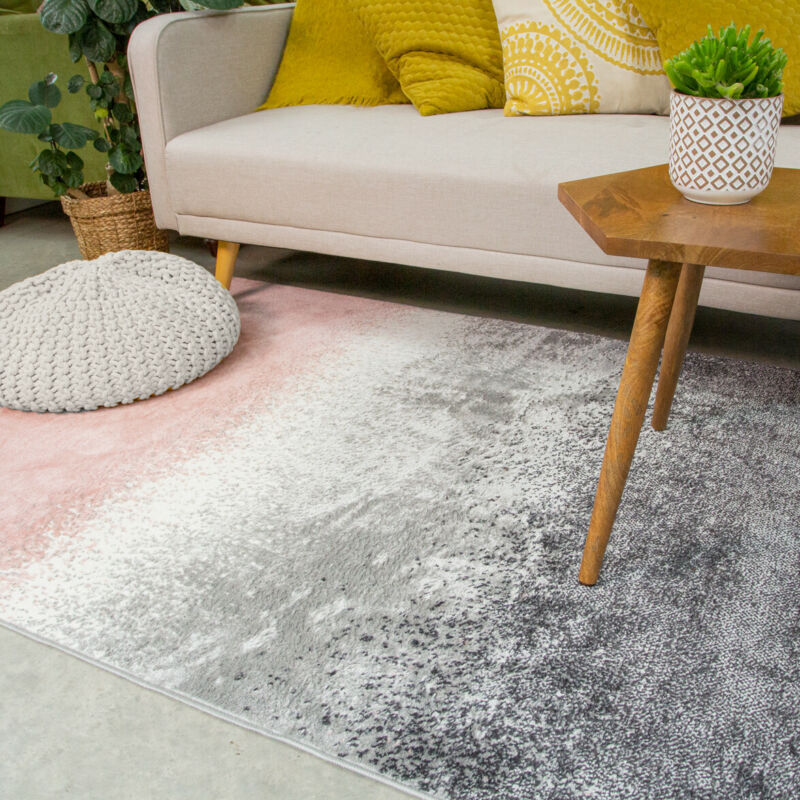 Scandinavian Stripped Pink Area Rug - Ethumz United Kingdom Limited