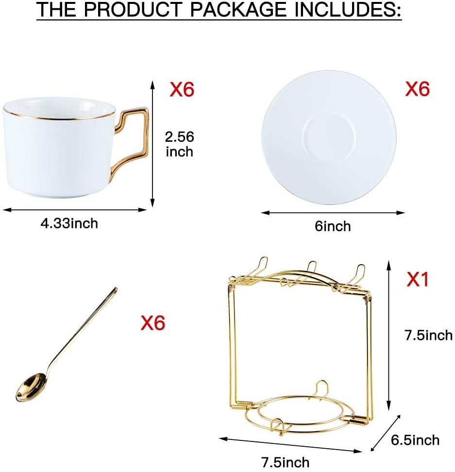 Nordic 19 Piece Tea Set - Fine White