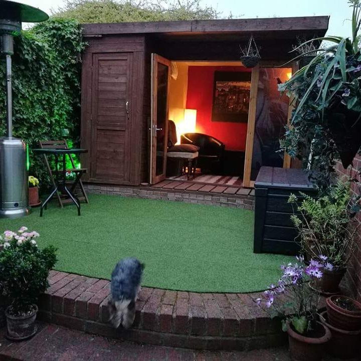 3.1M x 2.5M Ashley Garden Office with Veranda | The Best Garden Office on the Market