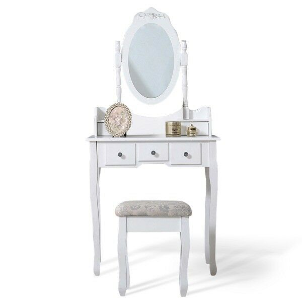 Ethumz 5 Drawer 1 Mirror Dressing Table Sets - Ethumz United Kingdom Limited