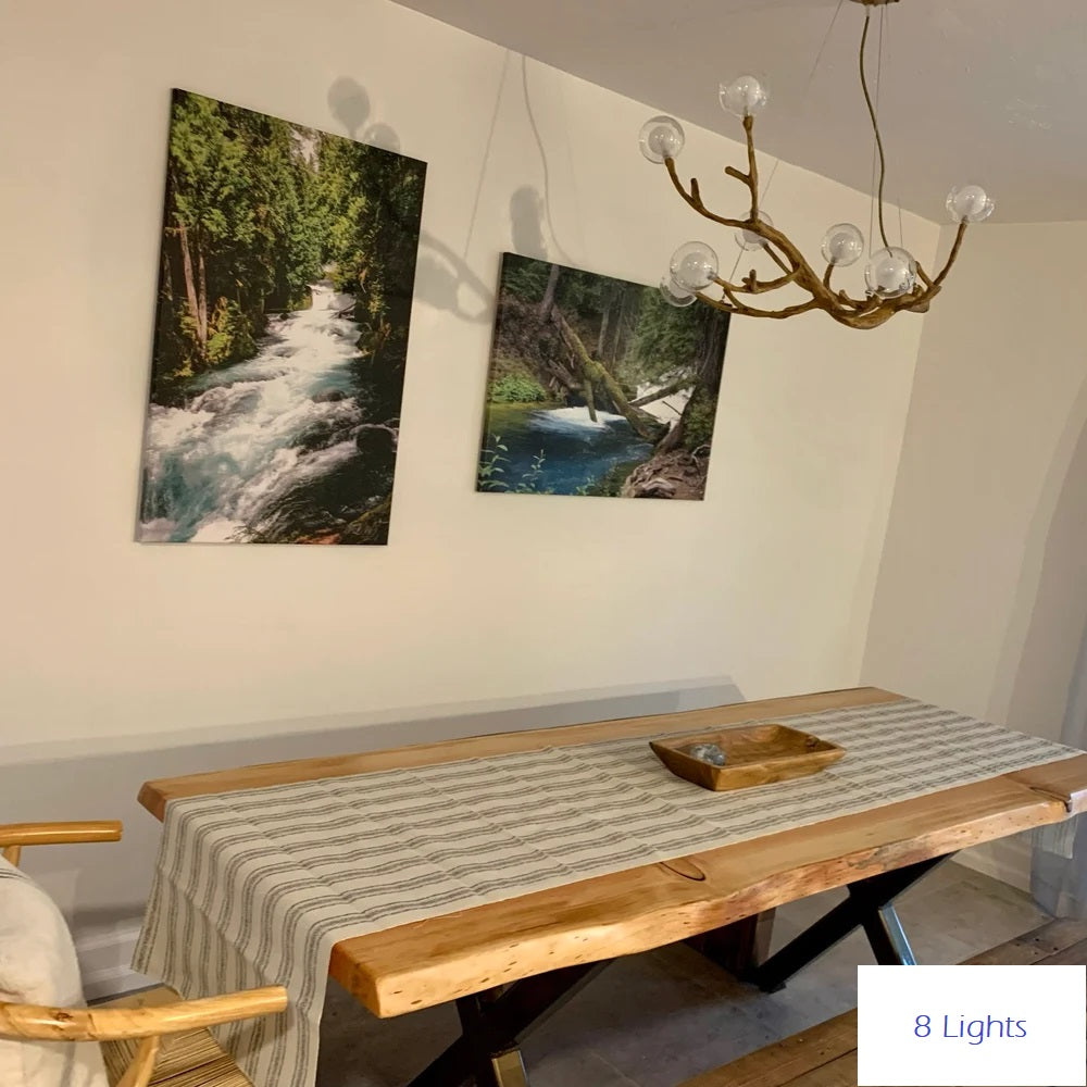 Hedda Rustic Tree Branch Chandelier