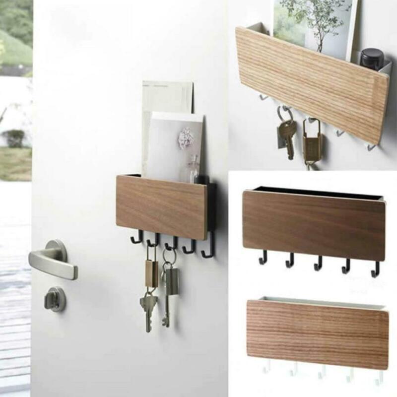 Minimalist Wooden Key Storage