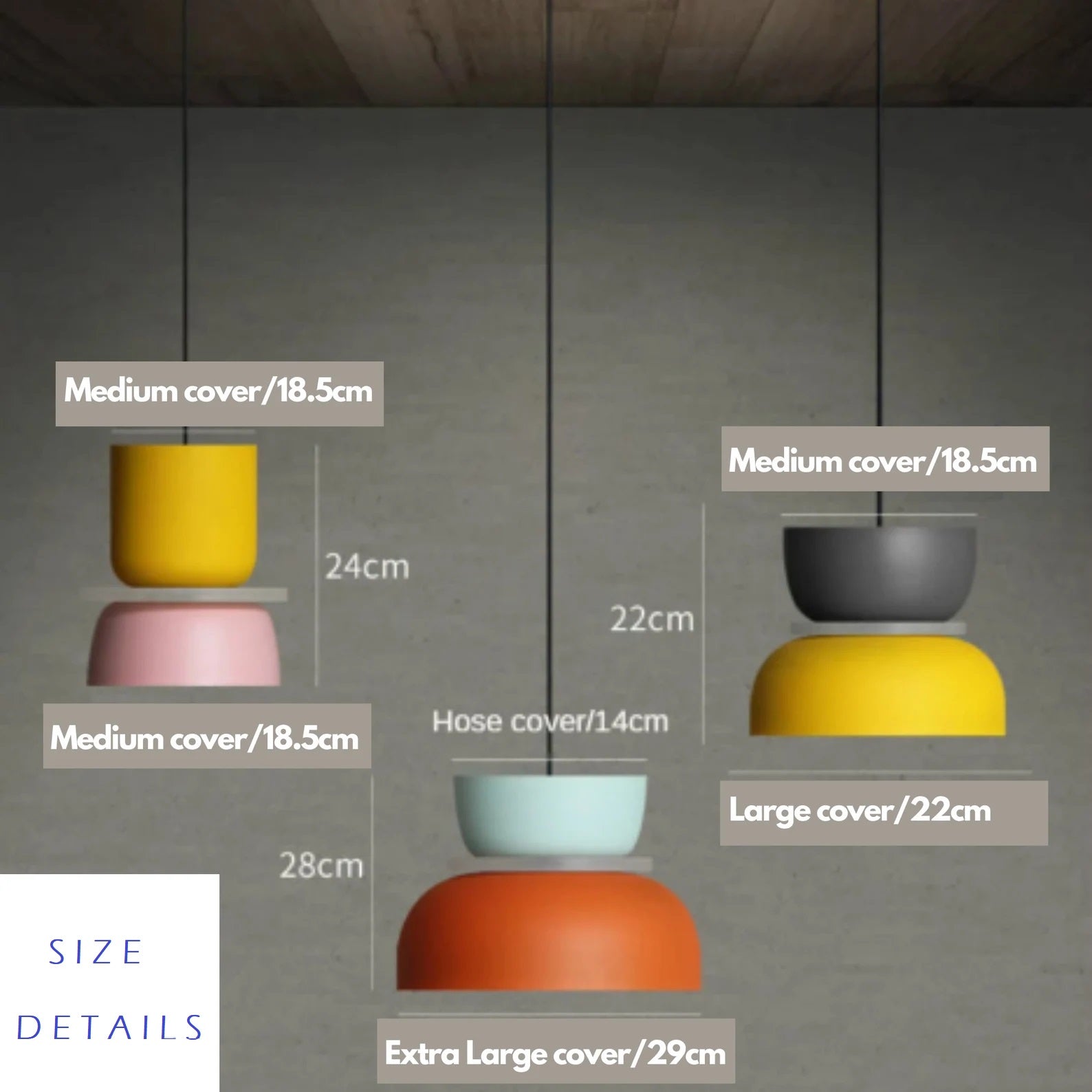 Vilde Colorful Macaron Pendant Hanging Light