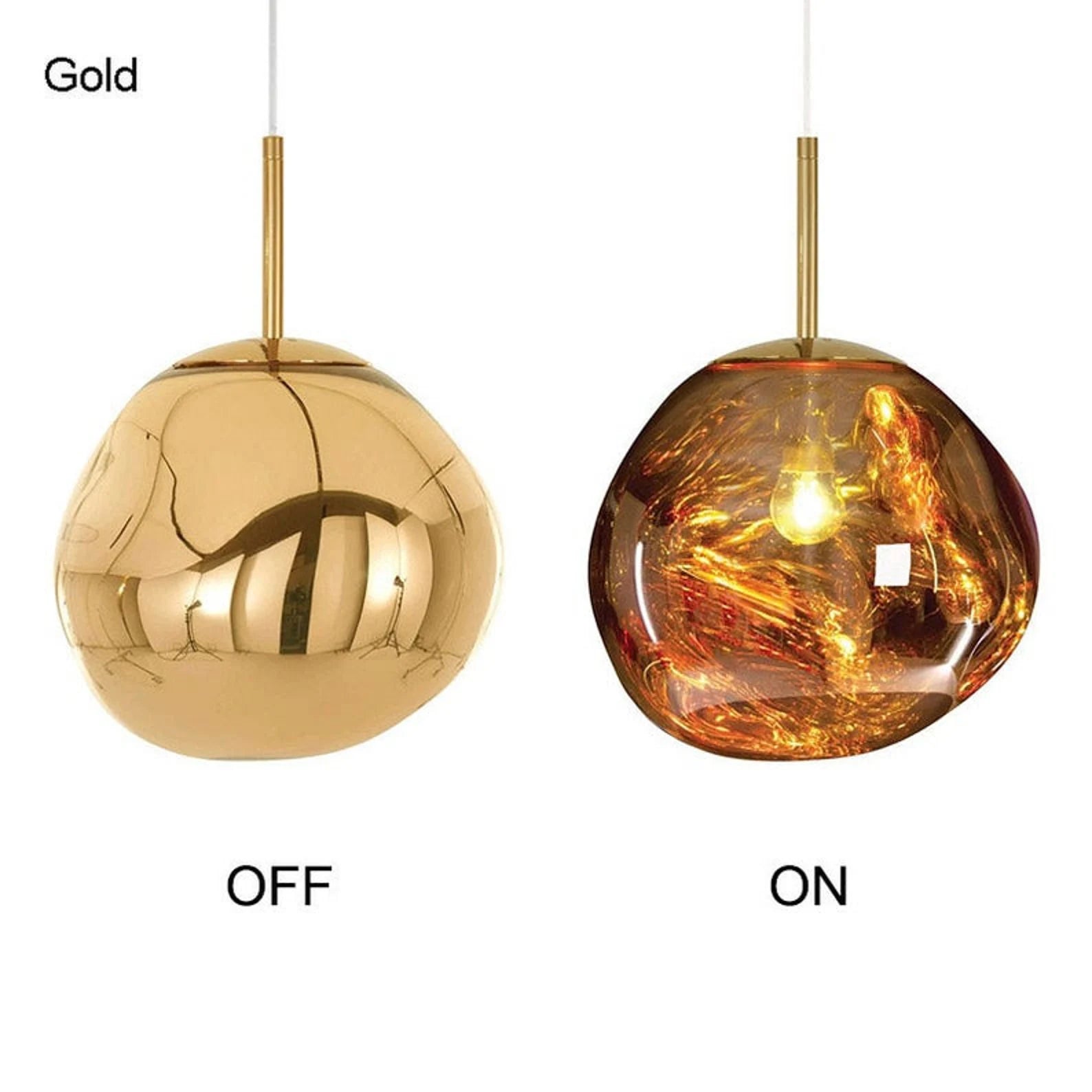 Maja Pendant Light Lava Glass