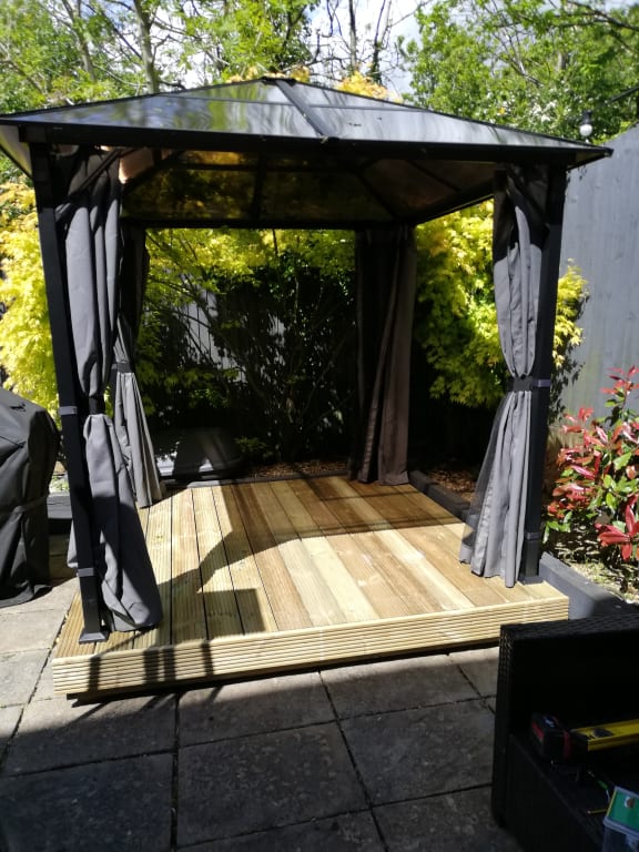 Timber Decking 19mm (Pressure Treated - £45 per M2)