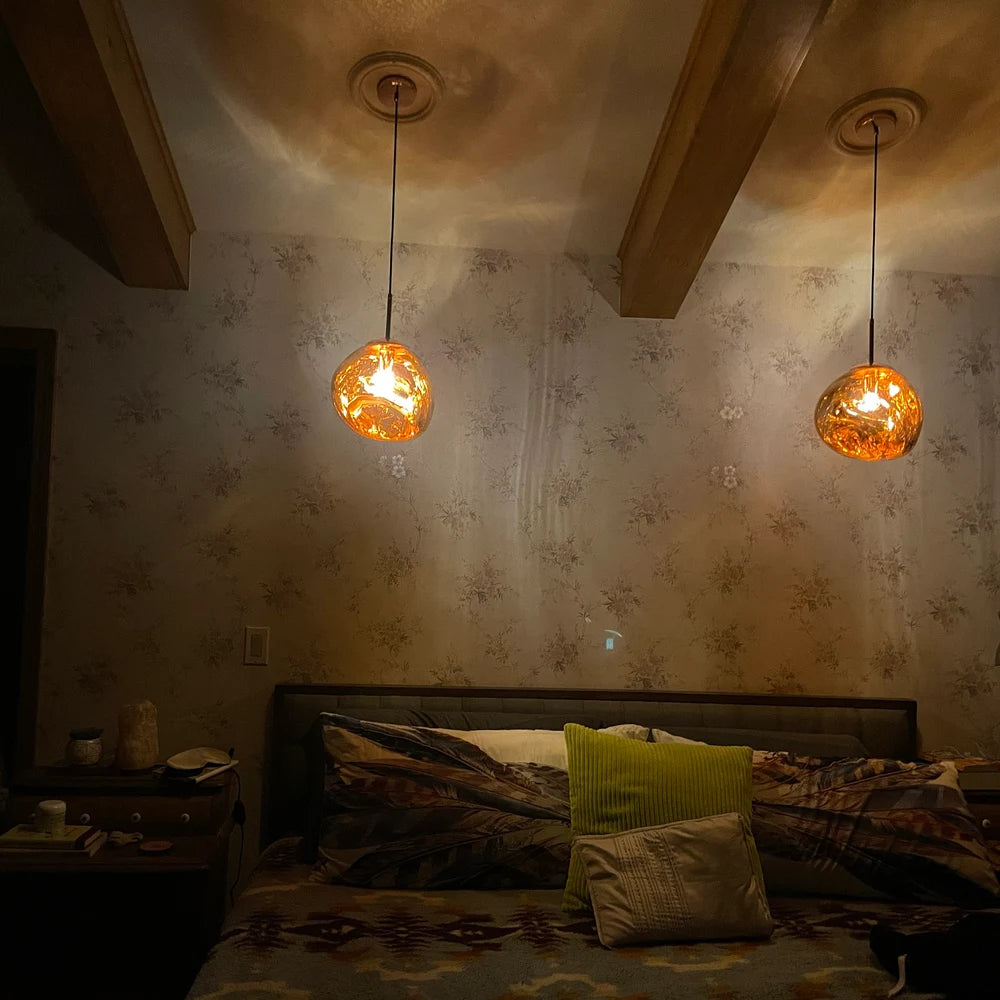 Maja Pendant Light Lava Glass