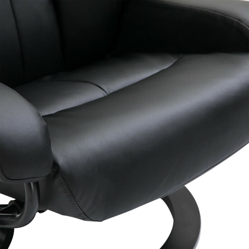 Ethumz Electric Heated Massage Faux Leather Rest Chair Plus Black - Ethumz United Kingdom Limited