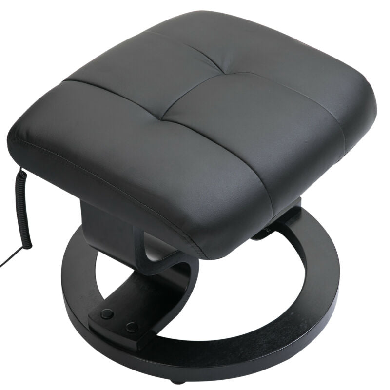 Ethumz Electric Heated Massage Faux Leather Rest Chair Plus Black - Ethumz United Kingdom Limited