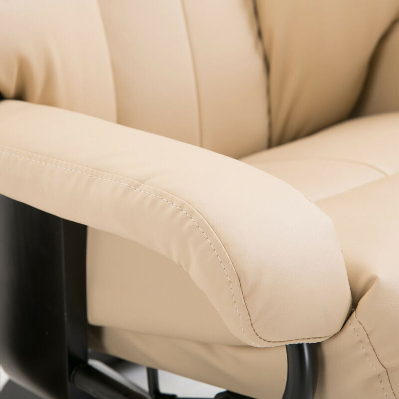 Ethumz Electric Heated Massage Faux Leather Rest Chair Plus Cream - Ethumz United Kingdom Limited