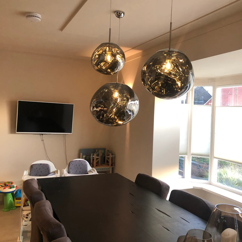 Maja Pendant Light Lava Glass